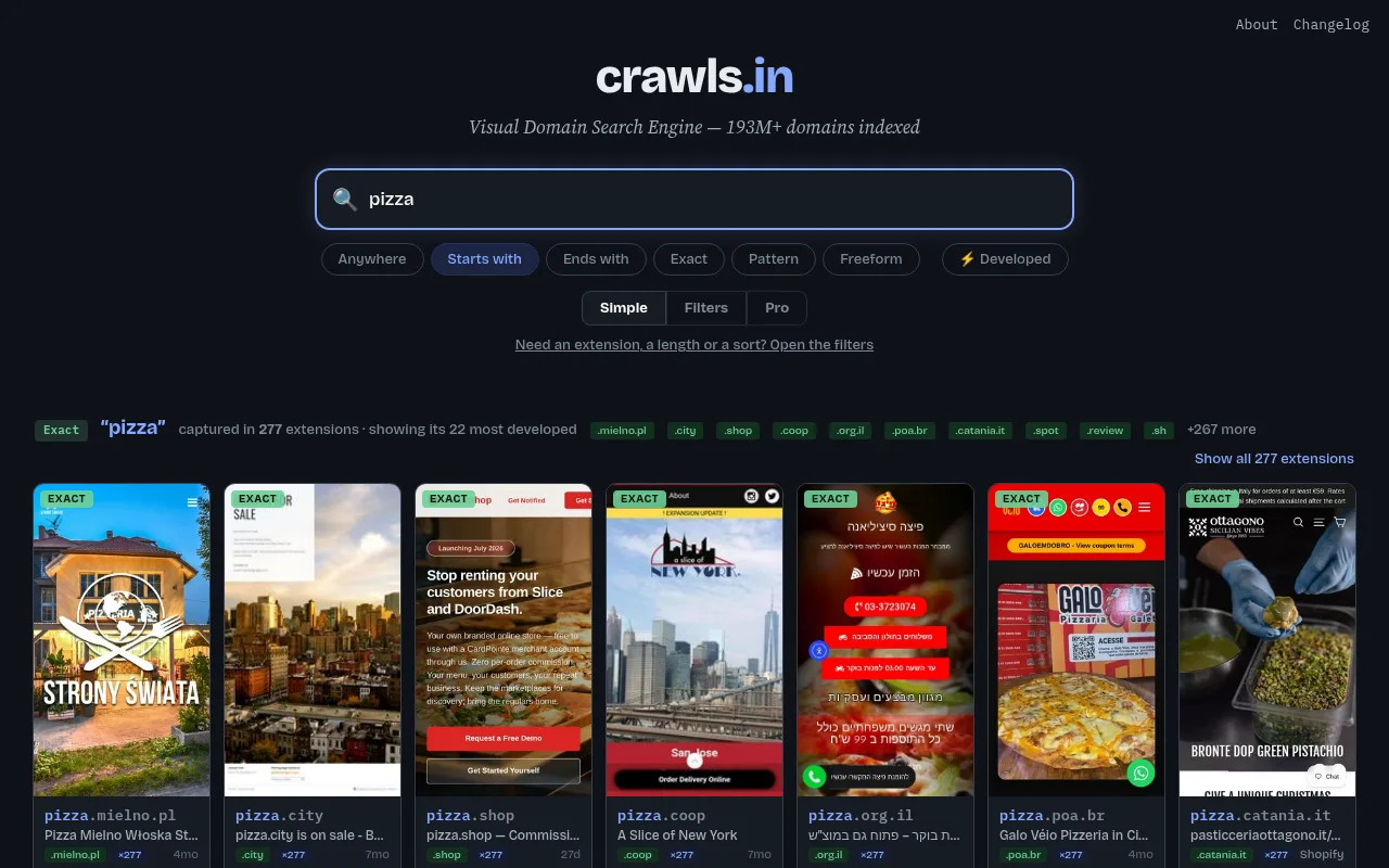 crawls.in, an inner page